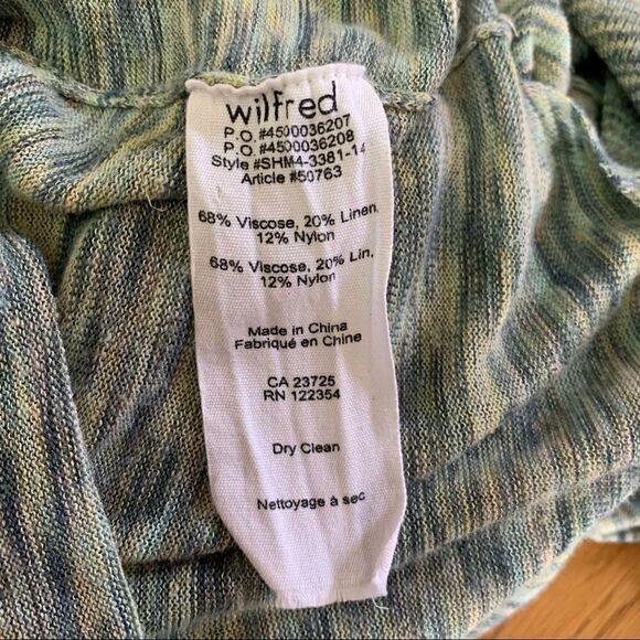 Aritzia Wilfred Longline Linen Blend Cardigan Size Small - Picture 4 of 5